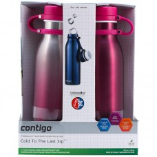 Contigo 康迪克 渐变色保温杯 情侣/亲子款  粉色 591毫升